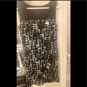 Banana Republic Dress Black and White Size S